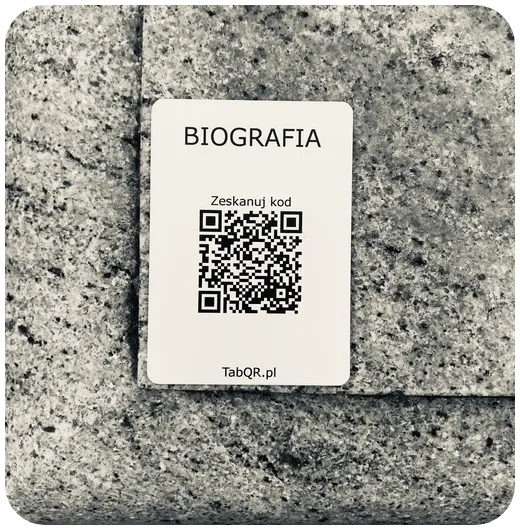 Tabliczka z kodem QR